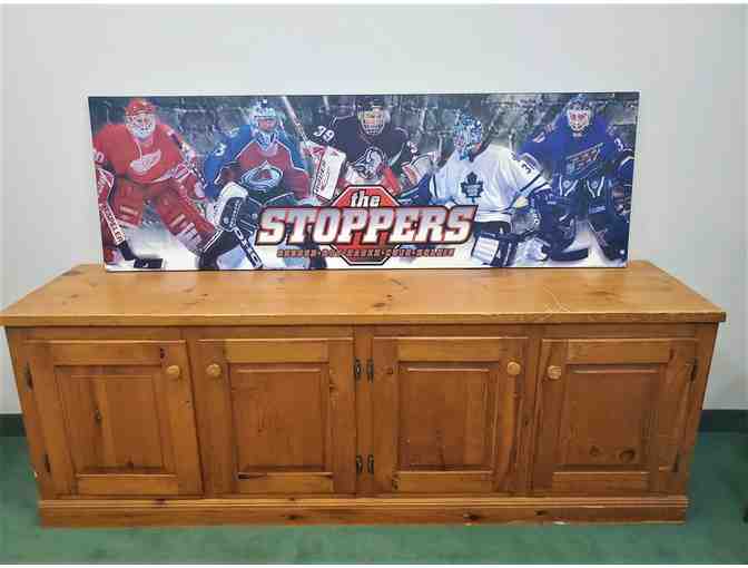 'The Stoppers' NHL Goalie Memorabilia (71.25' x 23')