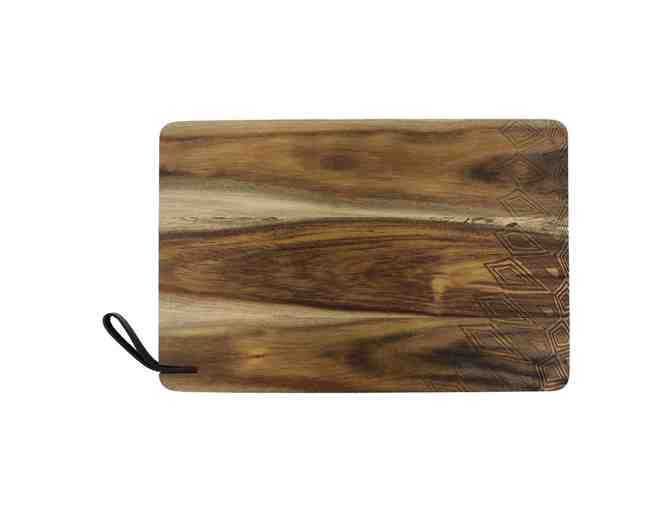 Splash Acacia Wood Cutting Board and Portugal Red Wine
