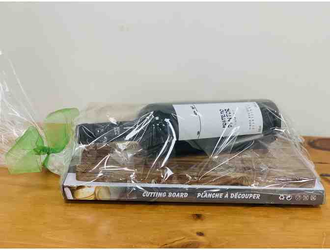 Splash Acacia Wood Cutting Board and Portugal Red Wine