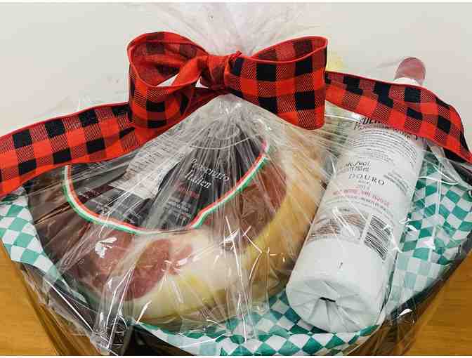 Prosciutto and Wine Basket