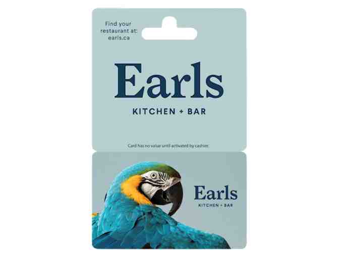 $100 Earls Restaurant Gift Card