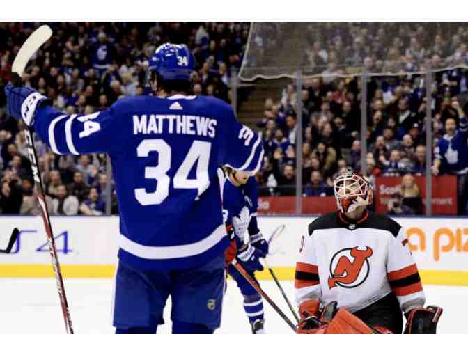 Four (4) Gold Tickets to Toronto Maple Leafs vs. New Jersey Devils Game on Jan. 17, 2022