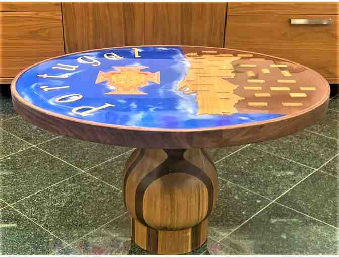 One-of-a-Kind Handcrafted Artisan Portuguese Side Table