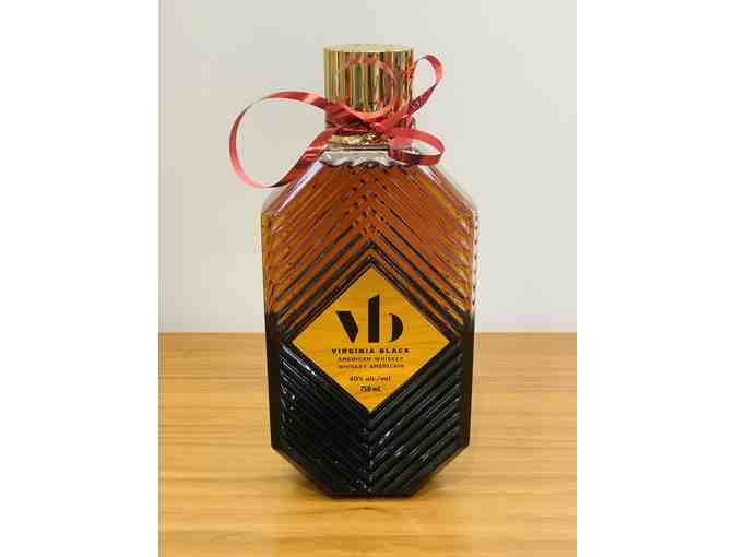 Virginia Black American Whisky with Two (2) Stemless Glasses