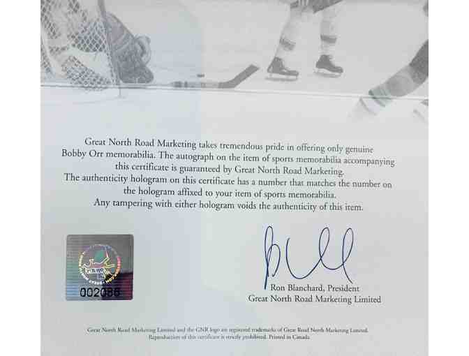 Bobby Orr Boston Bruins Autographed Hockey Stick with Signature Taping (Includes COA)