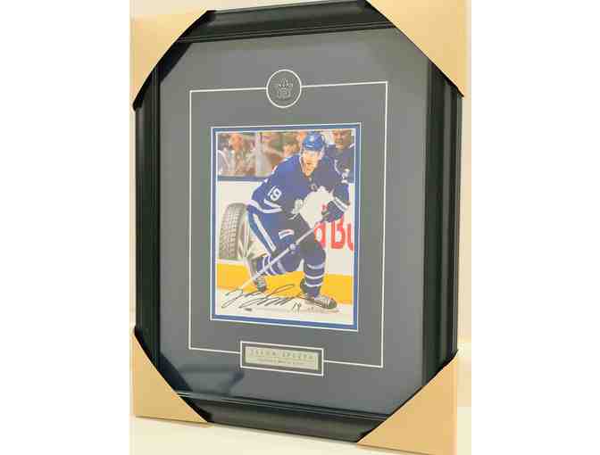 Toronto Maple Leafs Player Jason Spezza Signed Picture in Framed Print & Hockey Stick