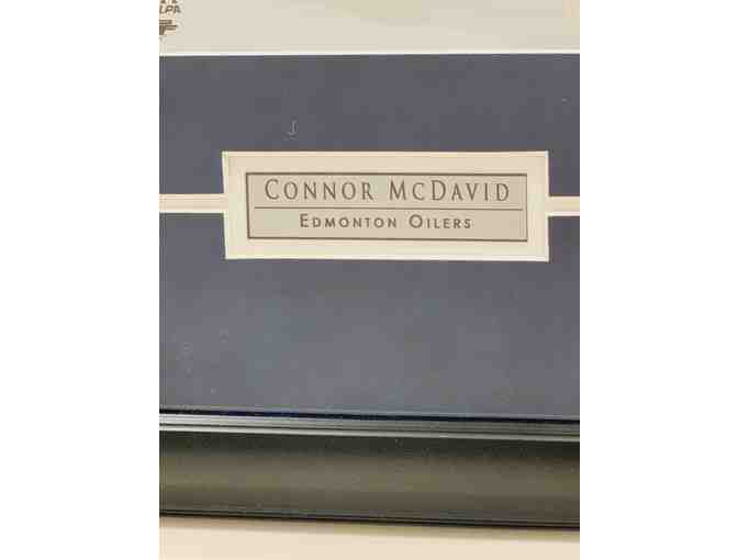 Edmonton Oilers Connor McDavid Action Shot Framed Licensed Photo