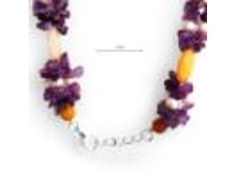 Attractive Brand New Necklace With Precious Stones -