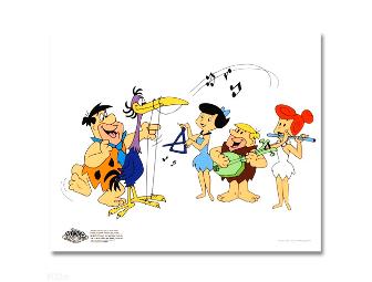 Fred Playing the Harp'