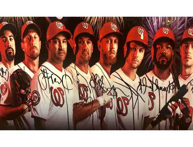 'FIGHT FINISHED' SIGNED CANVAS FOR WORLD SERIES CHAMPIONSHIP 2019