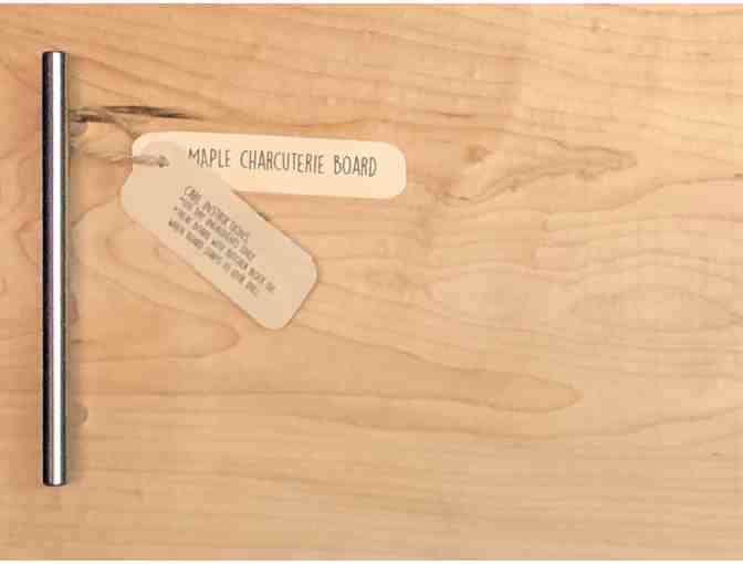 CUSTOM CRAFTED MAPLE CHARCUTERIE BOARD