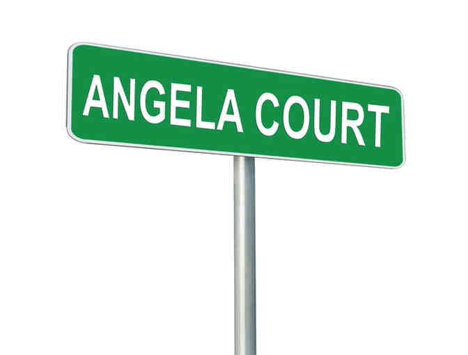 STREET SIGN (NAME THE JR HIGH HALLWAY)