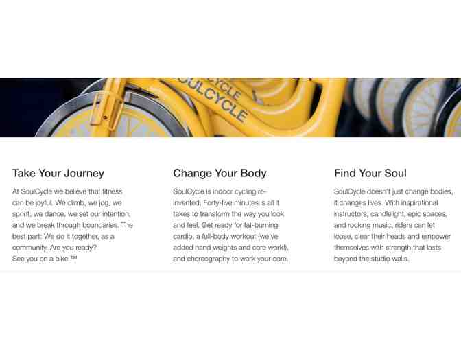 3 Soul Cycle Starter Classes