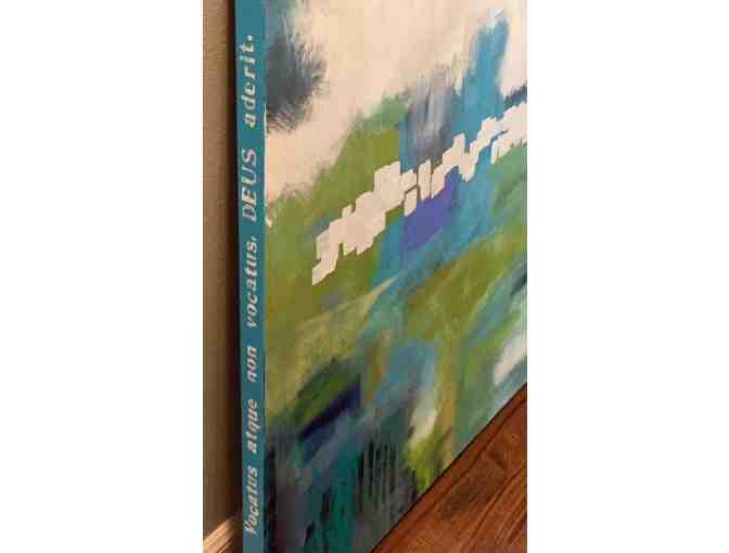 BEST OF THE REST: 'Present' Original Painting by Peggy Wollmershauser