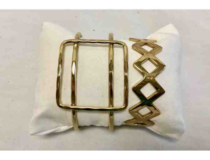 Rustic Cuff Geometric Bangles