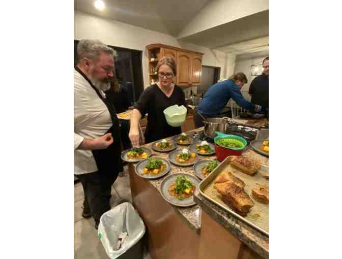 Private Gourmet Dinner for 10 with Father Stuart, Chefs Fusco, and Wegner