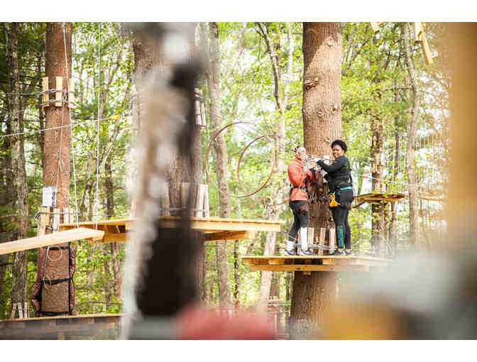 TreeTop Adventures Zip-Line and Climbing Park in Canton - 2 Tickets