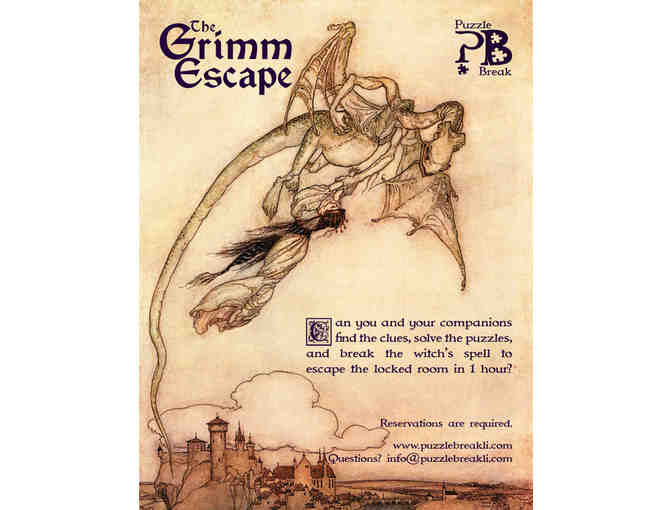 Puzzle Break Newton - Admission for 5 for Any Escape Room Game!