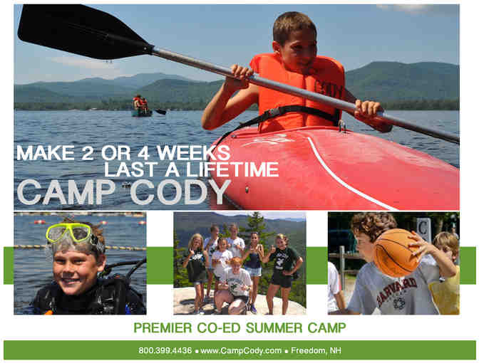 Camp Cody Overnight Camp - $1,750 Gift Card!