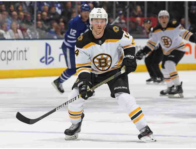 Boston Bruins Chris Wagner Autographed Puck