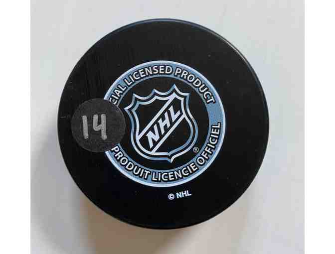 Boston Bruins Chris Wagner Autographed Puck