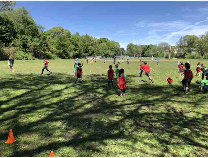 Sports & Games Clinic Lead by Mason-Rice 5th Graders for Students in Grades K-3!