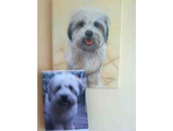 Custom Hand-Painted Pet Portrait
