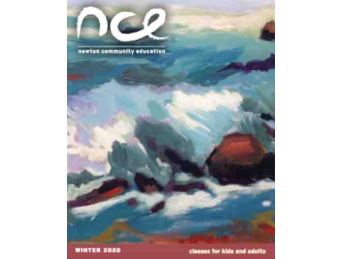 Newton Community Education - $100 Gift Certificate Good Towards Any Course or Camp!