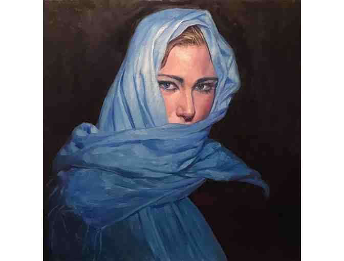 Custom Portrait Painting by Artist & Mason-Rice Dad Sam Zhao