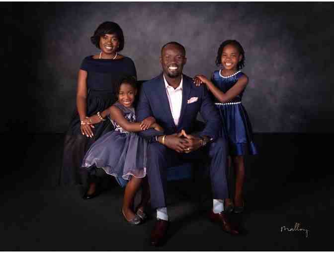 Mallory Portraits - Studio Family Portrait Session and 14-inch Realism Portrait