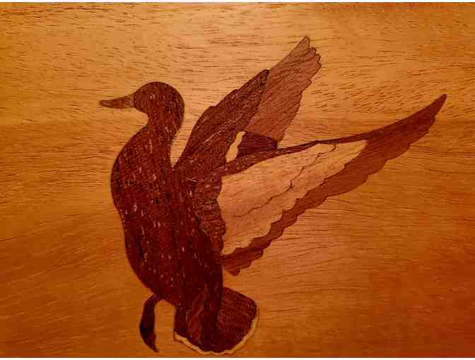 Inlay Marquetry Handcrafted Wood Art by Jeff Nelson / Mallard Drake