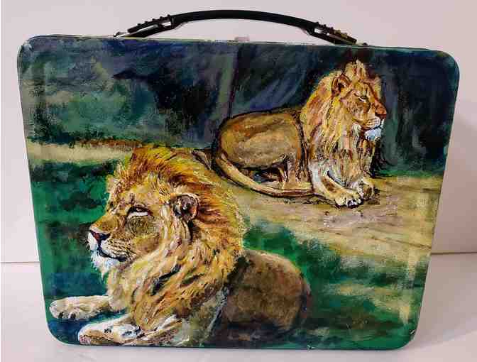 Collectible Lunch Box: One-of-a-Kind, Hand-painted by Leon Barwick