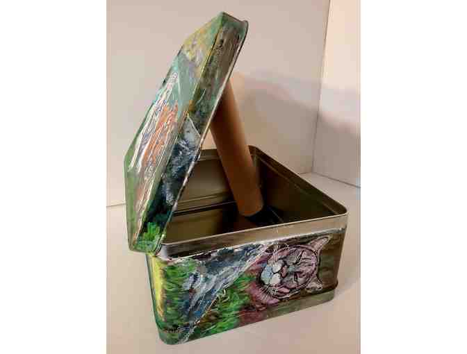 Collectible Lunch Box: One-of-a-Kind, Hand-painted by Leon Barwick