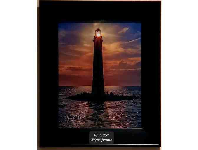 Art -- Framed / Signed by artist, Steve Cole -- Scenic Lighthouse - Photo 1