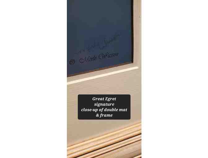 Original * Signed * Photography by Merle Wasson -- Great Egret in Flight