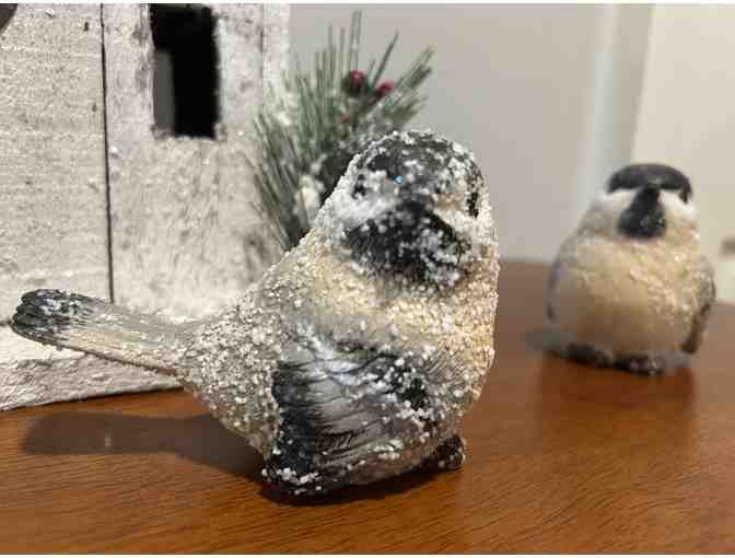 Decorative Snowy Birdhouse