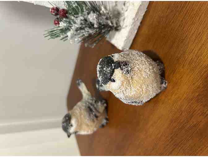 Decorative Snowy Birdhouse