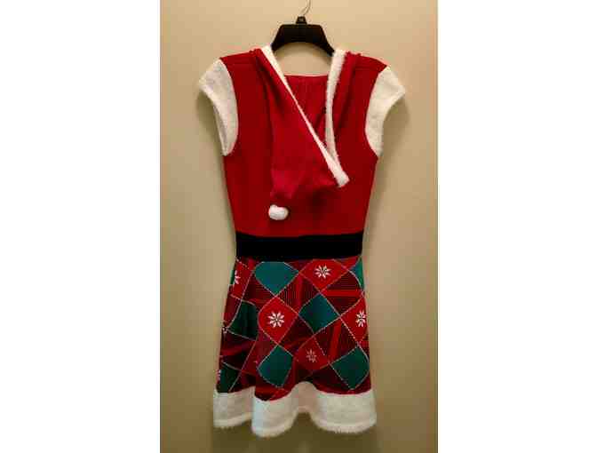 Christmas: Mrs. Claus knit dress -- too cute!!