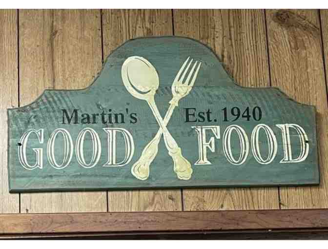 Martin's Restaurant Gift Card: 2 of 2