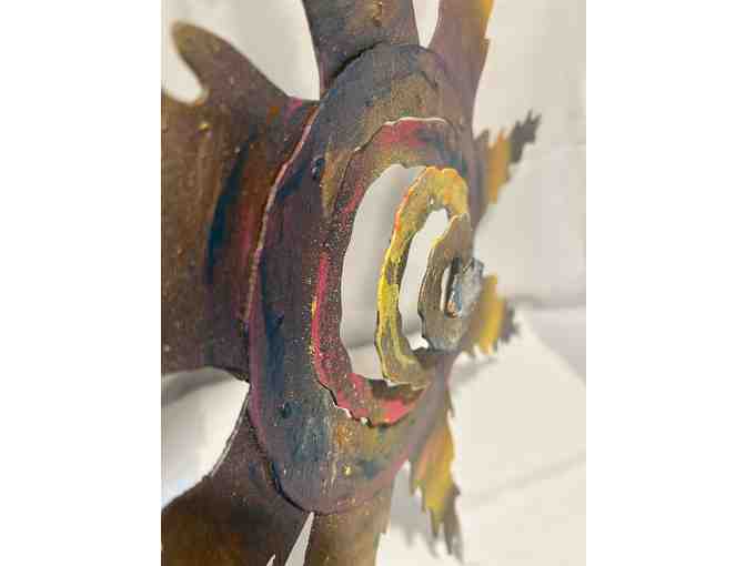 Metal Wall Art by Keith Lawler - Abstract sun
