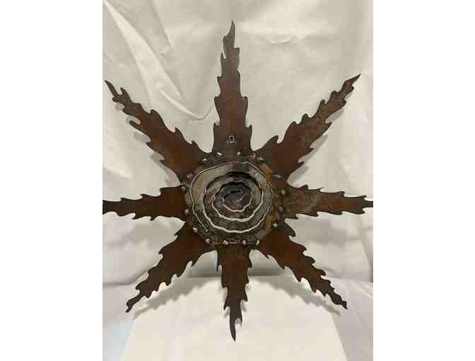 Metal Wall Art by Keith Lawler - Abstract sun