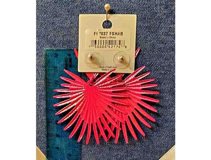 Earrings: Bright Pink and Totally Fabulous!