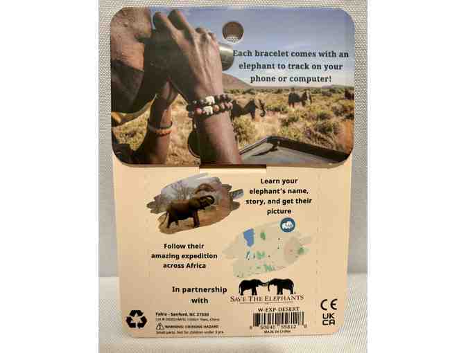 Fahlo Animal Tracking Bracelet & Plush Stuffy - Elephant