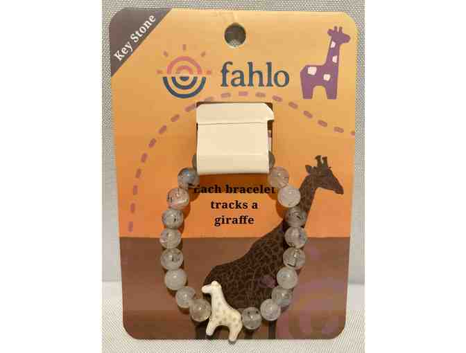 Fahlo Animal Tracking Bracelet & Plush Stuffy - Giraffe