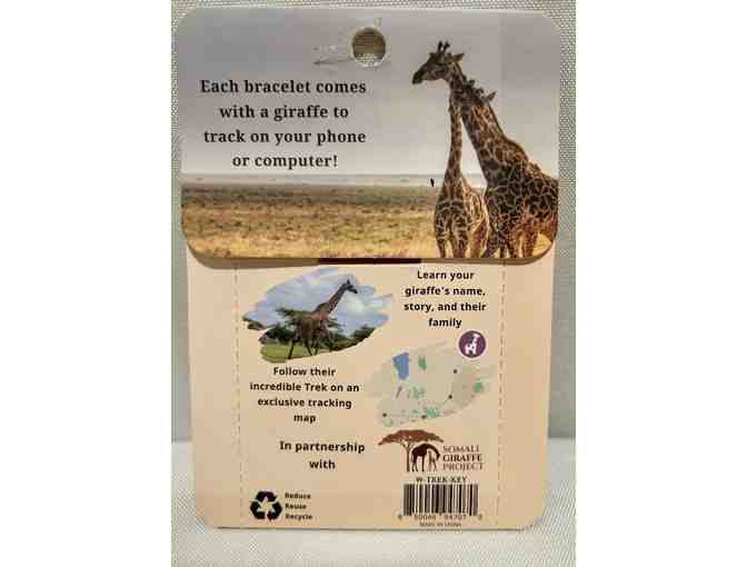 Fahlo Animal Tracking Bracelet & Plush Stuffy - Giraffe