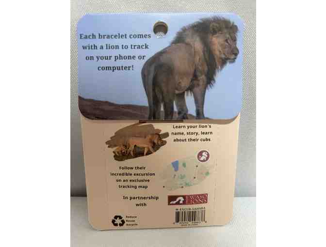 Fahlo Animal Tracking Bracelet & Plush Stuffy - Lion