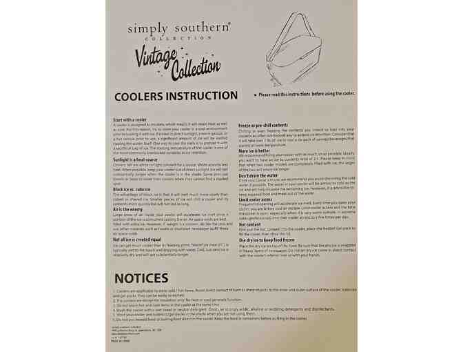 Simply Southern 13-qt cooler with adjustable strap