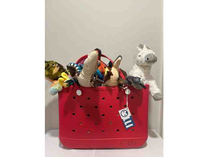 Wild Republic Tote Bag with Variety of Plush