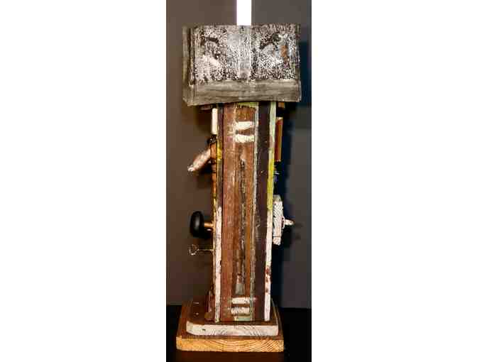 1-of-a Kind! Artisan Birdhouse by Mr. Willi -- a beautiful & functional work of art!