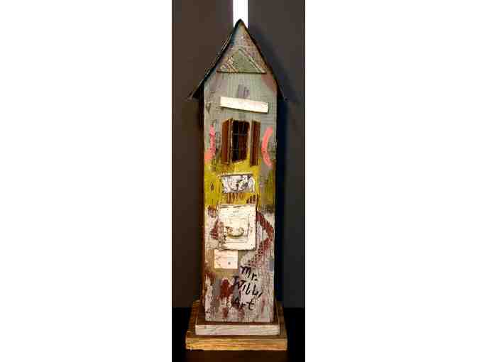 1-of-a Kind! Artisan Birdhouse by Mr. Willi -- a beautiful & functional work of art!